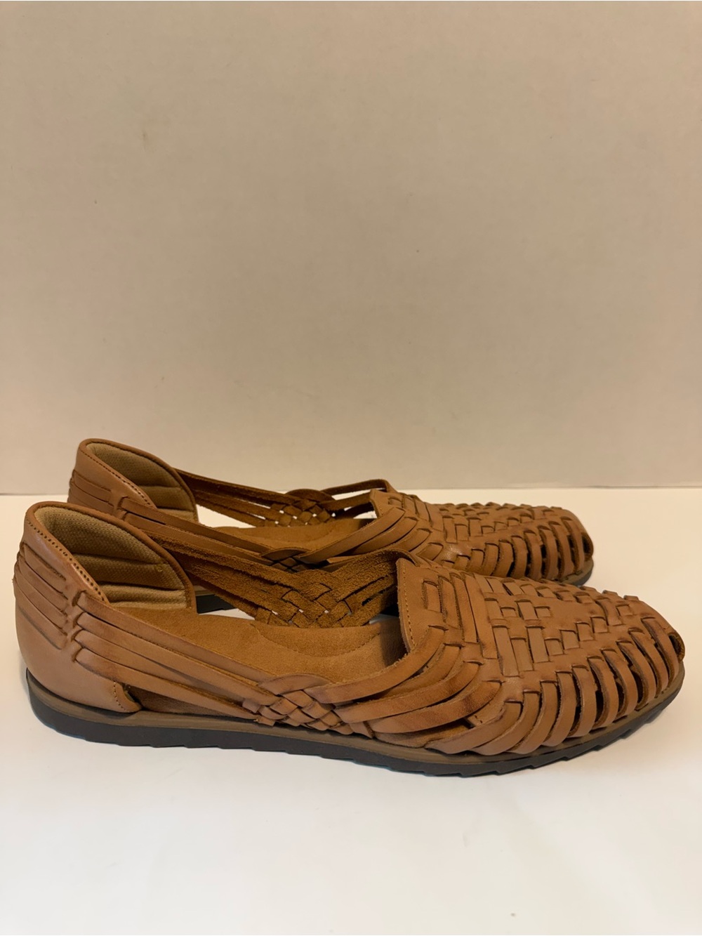 Euro Soft by Sofft brown woven slip-on flats comfort ladies 11